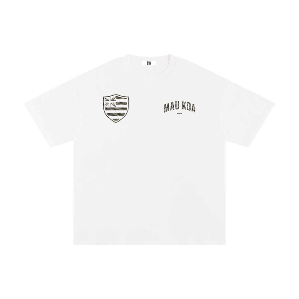 Koa Shield Tee White