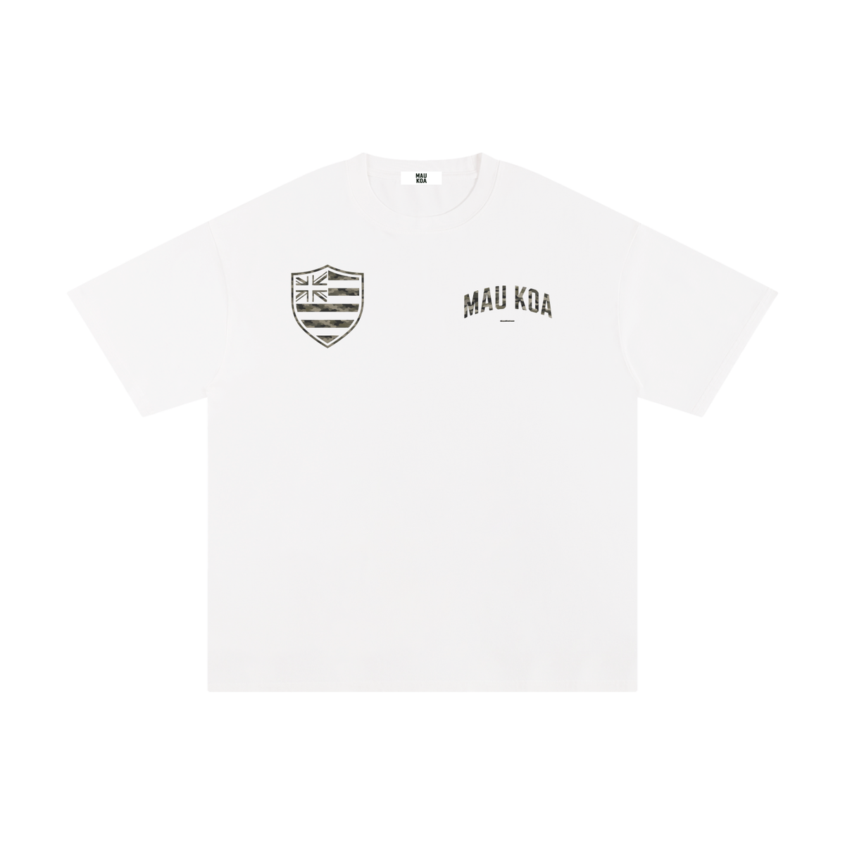 Koa Shield Tee White