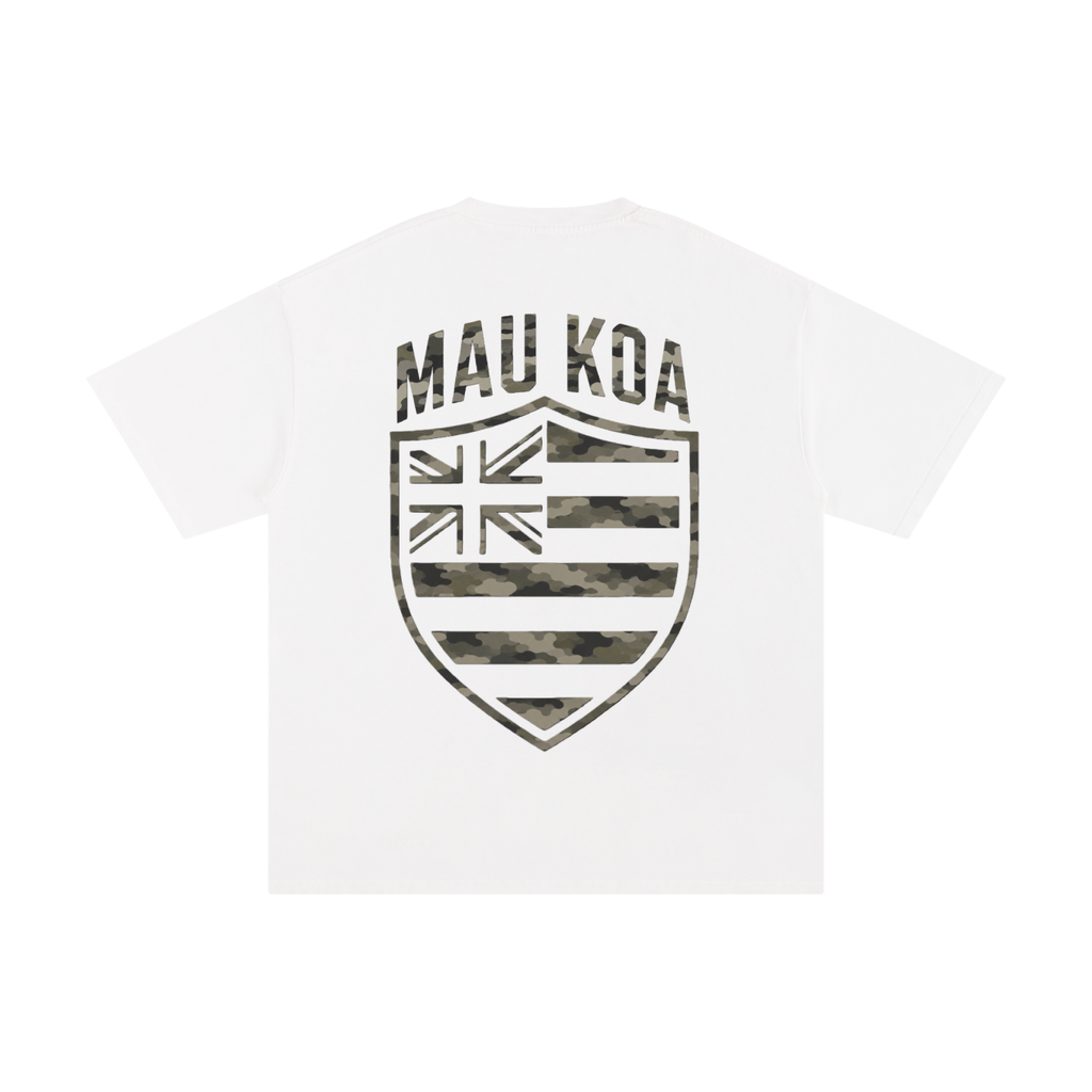 Koa Shield Tee White