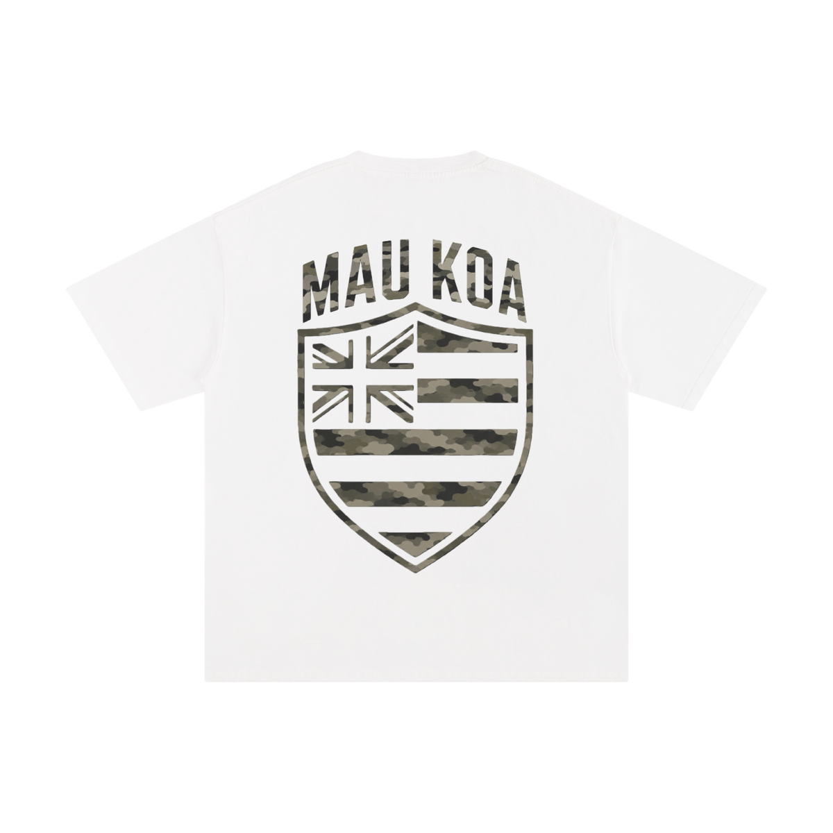 Koa Shield Tee White